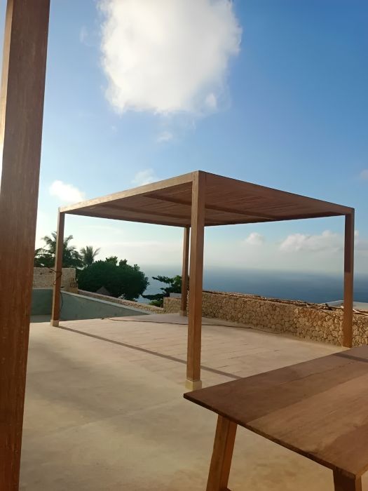 Pergola kayu bengkirai